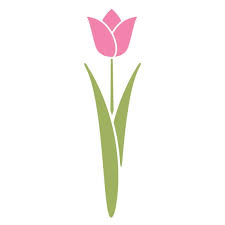 Tulip Flower Stencil For Girl Or Baby
