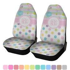 Custom Girly Girl Car Seat Covers Set