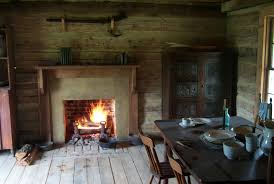 Log Cabin Fireplace Handmade Houses