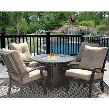 Barbados Cushion Fire Pit Outdoor Patio