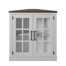 Twin Star Home White Accent Cabinet
