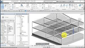 revit structural project 16 floor