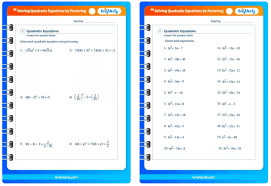 Free Solving Quadratic Equations By