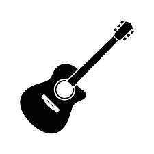 Guitar Logo Icon Design Template Vector