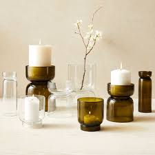 Foundations Glass Candleholders West Elm