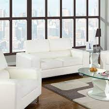 Makri Living Room Set White By