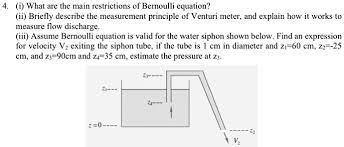 Restrictions Of The Bernoulli Equation