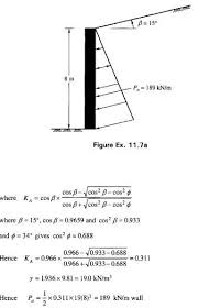 Retaining Wall Problem Example 2