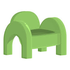 Seat Potty Icon Cartoon Vector Baby