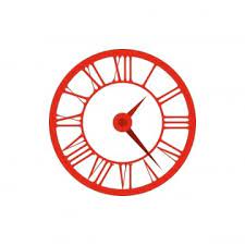 Roman Numeral Clock Vector Art Png
