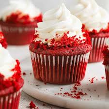 Red Velvet Cupcakes With Cream Cheese