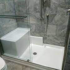 Shower Base With Left Hand Molded Seat