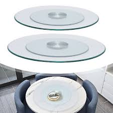 Round Glass Top Dining Table 60 80cm
