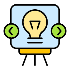 Bulb Idea Banner Icon Outline Vector