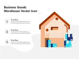 Business Goods Warehouse Vector Icon