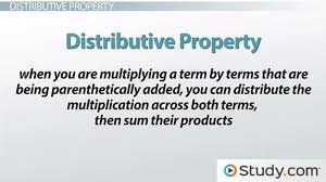 Distributive Property Algebraic