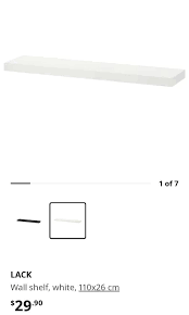 Brand New Ikea Wall Shelf Lack Model