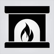Fireplace Vector Art Icons And