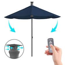 9 Ft Smart Market Patio Umbrella With