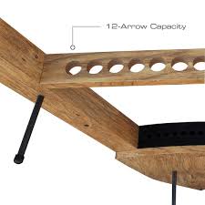 American Cherry 12 Arrow Bow Rack