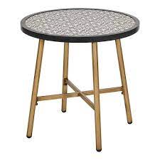 Round Metal Outdoor Bistro Table