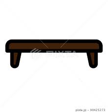 Coffee Table Icon Line Isolated On