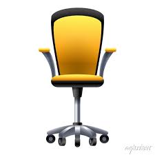 Manager Desk Chair Icon Cartoon Style