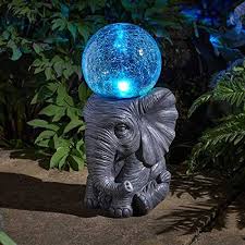 Elephant Orb Light Solar Powered