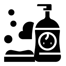 Baby Bath Cleaning Icon Solid Style