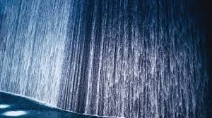 Indoor Waterfall Stock Footage