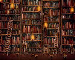 Bookshelf Bookshelves Hd Wallpaper