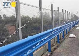 galvanized steel w beam crash barrier