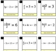 Solving Linear Equations Mystery