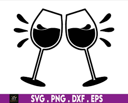 Wine Glasses Svg Wedding Svg Party