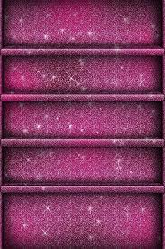 Pink Purple Glitter Shelf Style Iphone