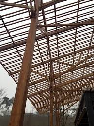 engineered bamboo and timber in oval