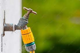 Tap Faucet With Garden Hose Attached