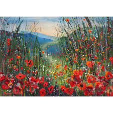 Poppies Poppy Painting A2 Fine Art