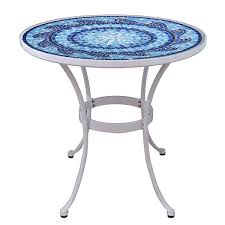Glass White Patio Tables The Home