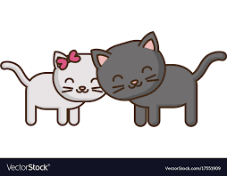 Cute Cat Icon Royalty Free Vector Image