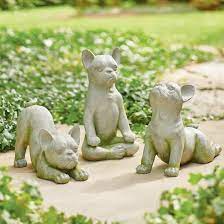 Yoga Dog Garden Statues Grandin Road