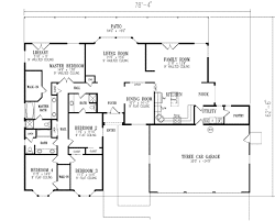 Mediterranean Style House Plan 4 Beds