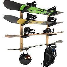 Buy Snowboard Wall Rack Mount Holds 4