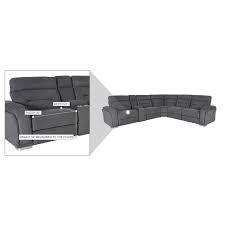 Kim Gray Power Reclining Sectional With