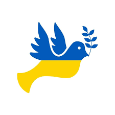 Dove Ukrainian Flag Symbol Of Peace And