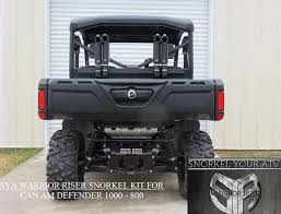 Can Am Defender Snorkel Kit Side By