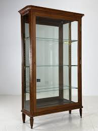 Vintage Display Cabinet In Oak And
