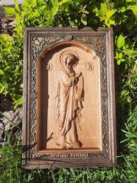 Blessed Virgin Mary Mediatress Wooden