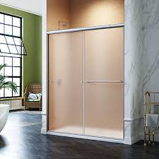 Sunny 60 W X 72 H Sliding Shower Door