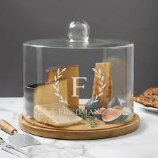 Laurel Initial Personalized Cake Stand